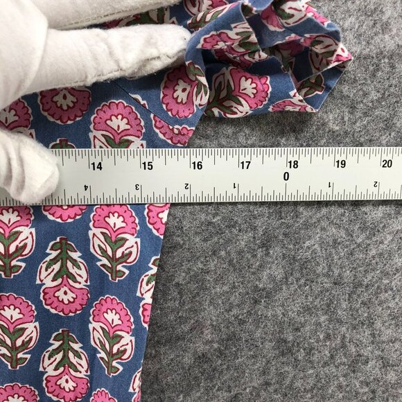 Max Girls 11-12 Years Kaftan Dress Cotton boho Print Multicolor Summer Long - Picture 7 of 12